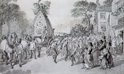 May Day at Bowdon, Cheshire by Warwick Brookes